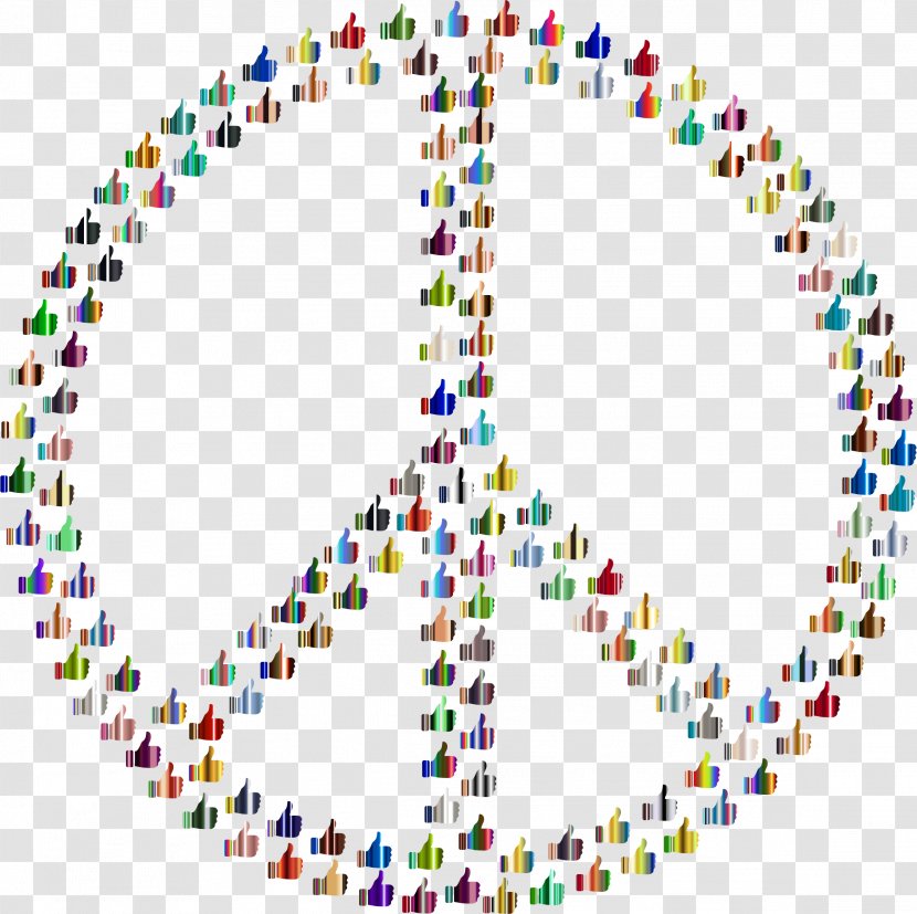Thumb Signal - Number - Peace Symbol Transparent PNG