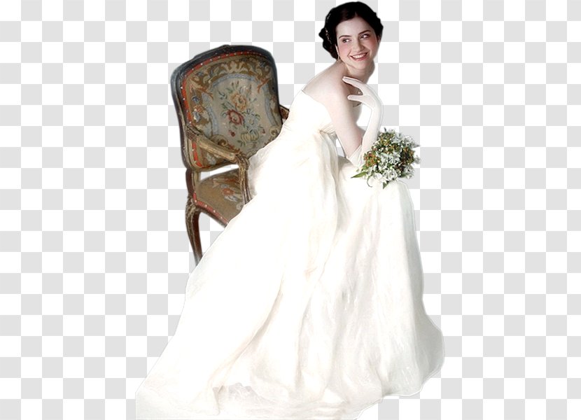 Wedding Dress Bride Marriage Headpiece - Formal Wear Transparent PNG