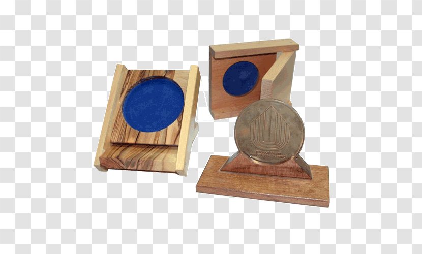Medal Gift Box Metal Trophy - Wood - Hexagon Award Holder Transparent PNG