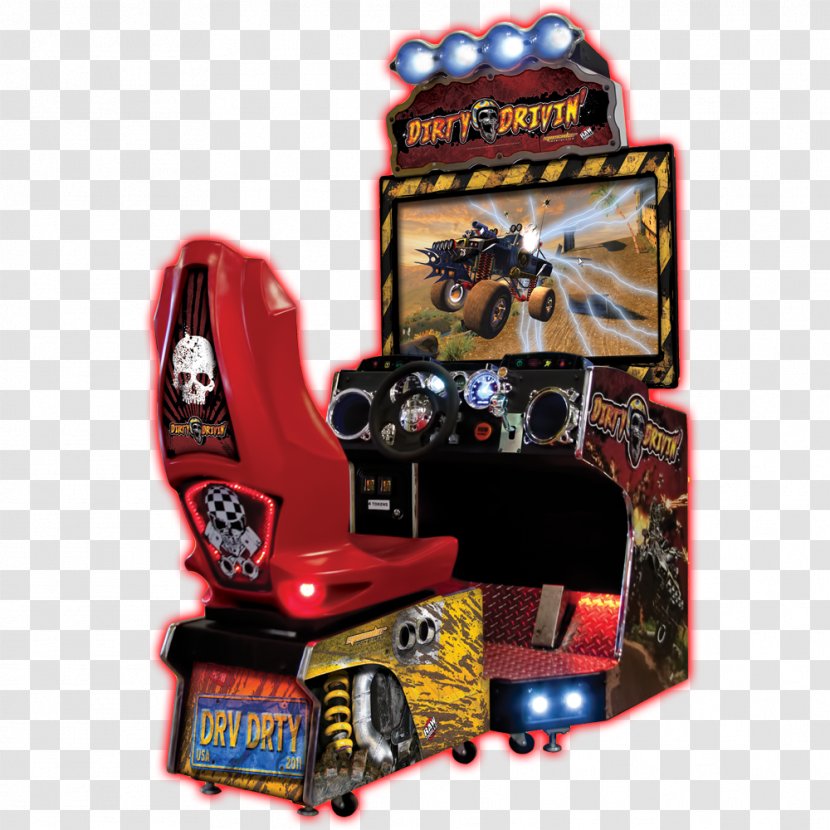 Dirty Drivin' Arcade Game Racing Video Raw Thrills - Jurassic World Transparent PNG