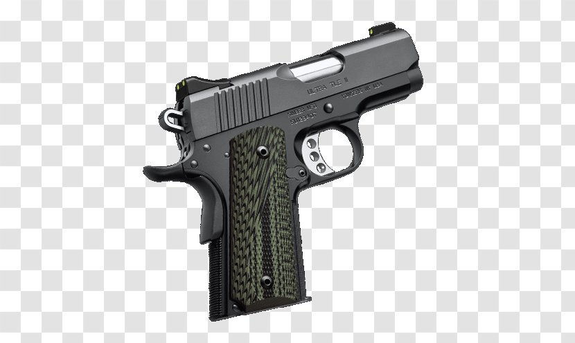 Kimber Custom Manufacturing .45 ACP Firearm Pistol - Confirmed Sight Transparent PNG