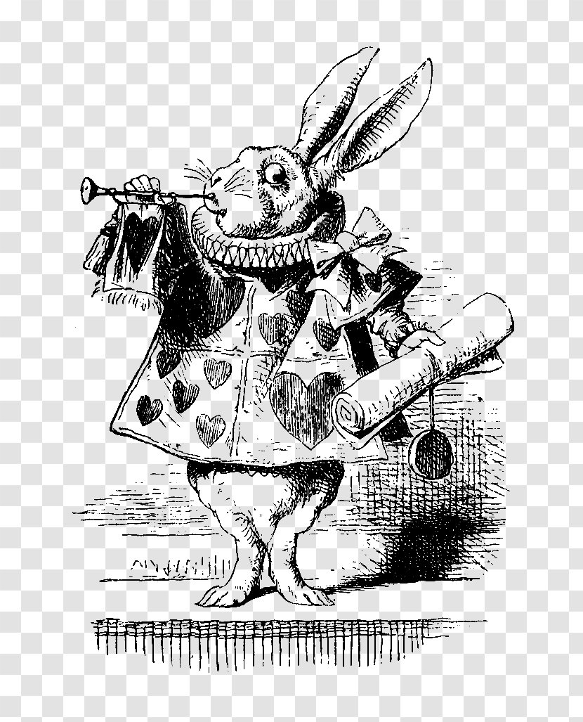 Alice's Adventures In Wonderland White Rabbit The Mad Hatter Tenniel Illustrations For Carroll's Alice - Children S Literature Transparent PNG
