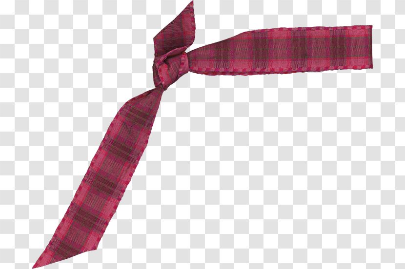 Necktie Ribbon Knot - Magenta - Knotted Tie Ribbons Transparent PNG