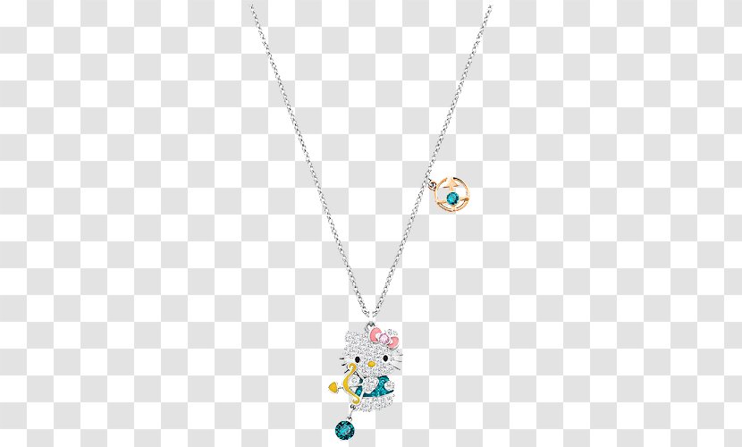 Hello Kitty Swarovski AG Taobao Jewellery Necklace, PNG, 600x500px