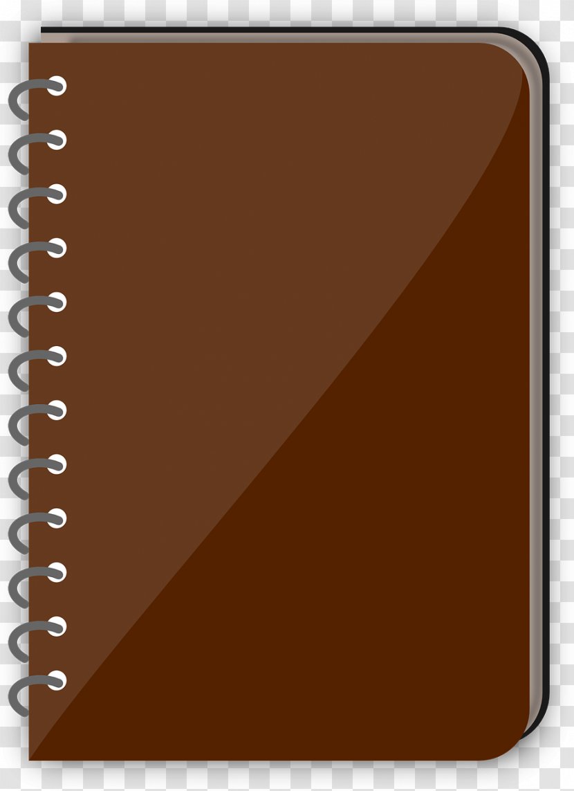 Book Clip Art - Brown - Notebook Transparent PNG