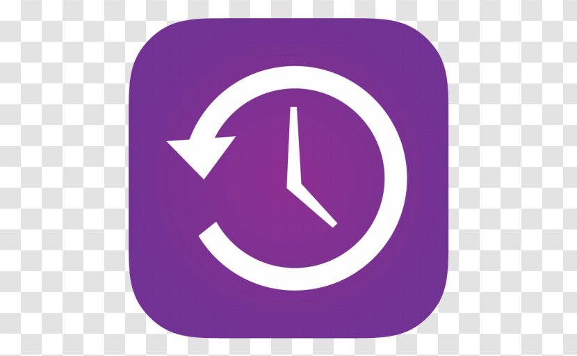 Purple Symbol Brand Violet - Apple - Time Machine Transparent PNG