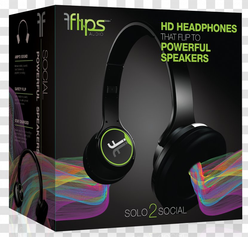 Flips Audio Collapsible HD Headphones Loudspeaker Beats Electronics Sound - Sony Transparent PNG