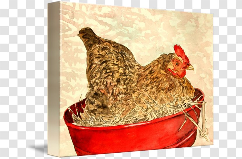 Chicken Watercolor Painting Oil Art - Livestock - Hen Transparent PNG