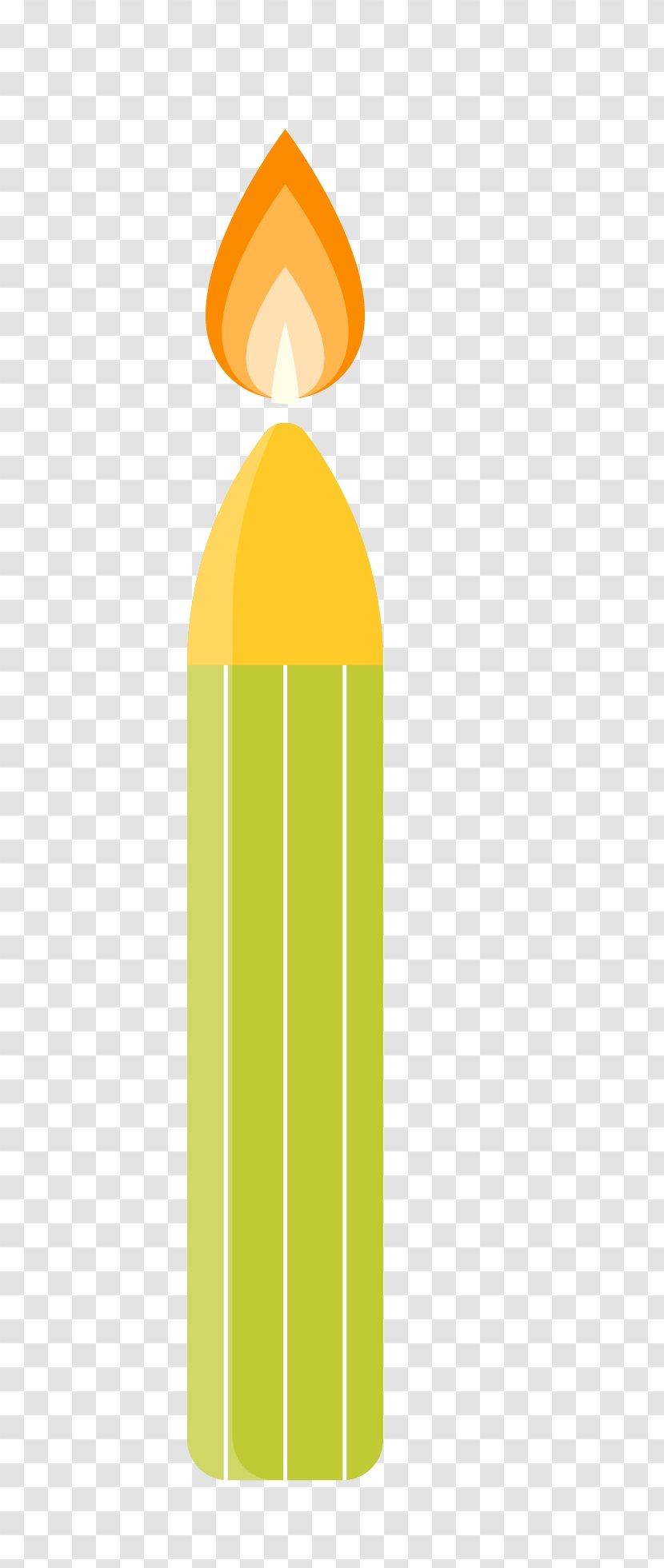 Candle Download - Yellow Transparent PNG