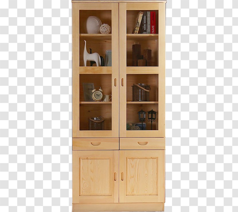 Shelf Bookcase Cupboard Door - Pine - Pine-wood Transparent PNG