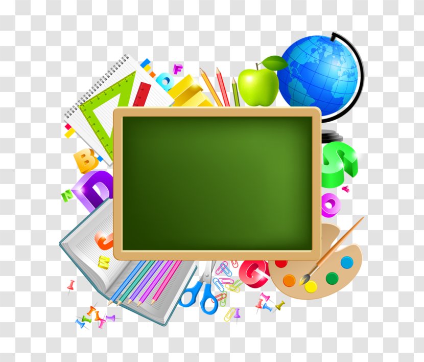 School Supplies Royalty-free - Picture Frame Transparent PNG