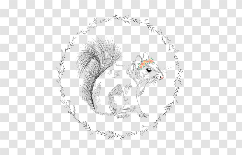 Whiskers Tree Squirrel Rodent Wallpaper - Fictional Character - Hand-painted Squirrels Transparent PNG
