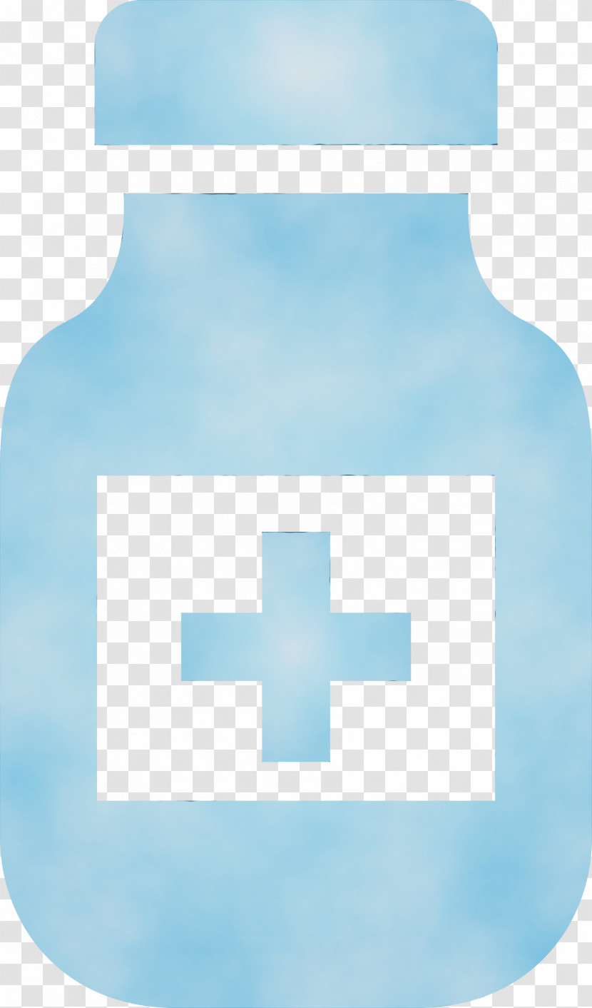 Blue Turquoise Aqua Turquoise Water Bottle Transparent PNG