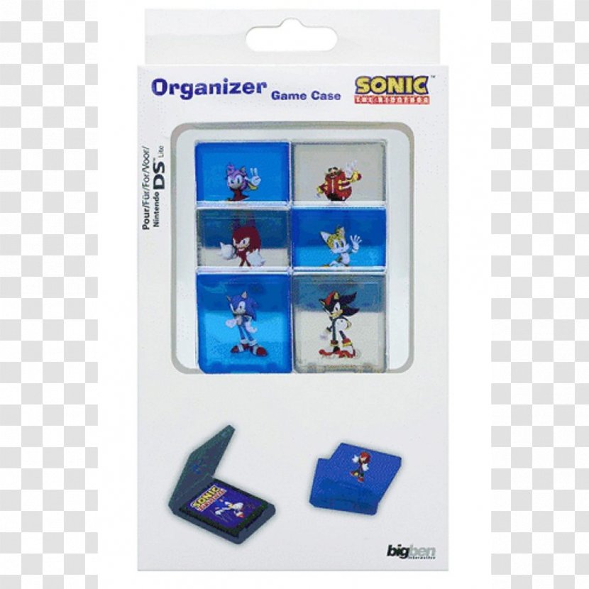 Nintendo DS Sonic The Hedgehog Game Storage Cases Lite DSi XL - Rom Cartridge Transparent PNG