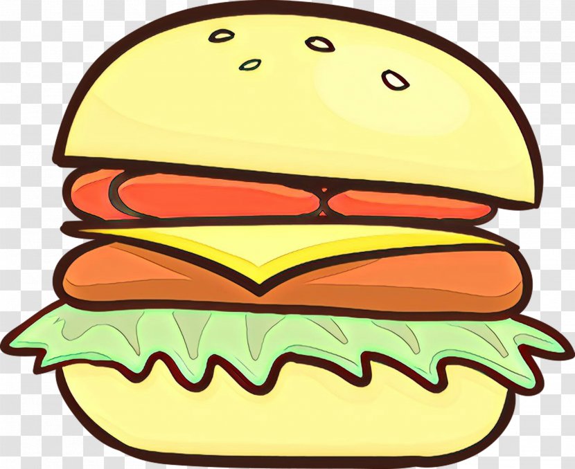 Hamburger - Fast Food - Smile Transparent PNG