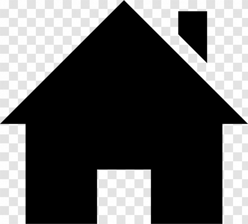 House Clip Art - Black - Home Icon Transparent PNG