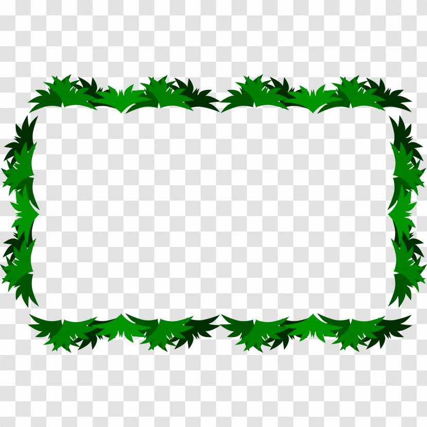 Picture Frames Clip Art - Tree - Green Frame Transparent PNG