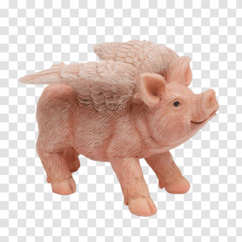 When Pigs Fly Garden Yard House - Centre - Pig Transparent PNG