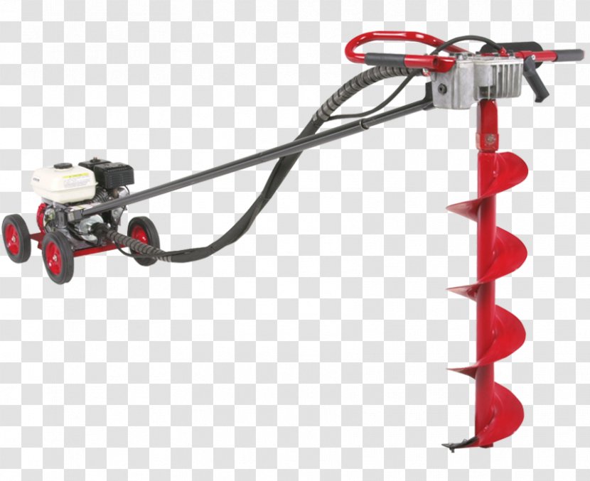 Post Hole Digger Augers Heavy Machinery Fence Digging - Tool Transparent PNG