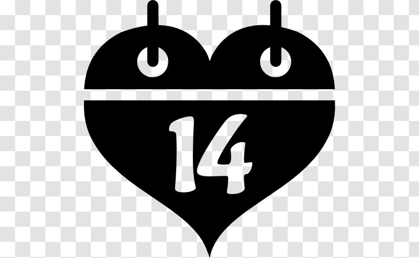 Valentine's Day Calendar Computer Icons Heart - Logo Transparent PNG