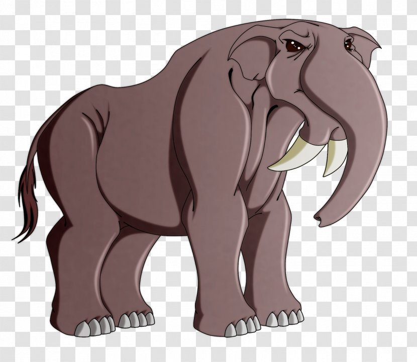 Indian Elephant African Elephantidae Deinotherium Mammal - Heart - Cat Transparent PNG