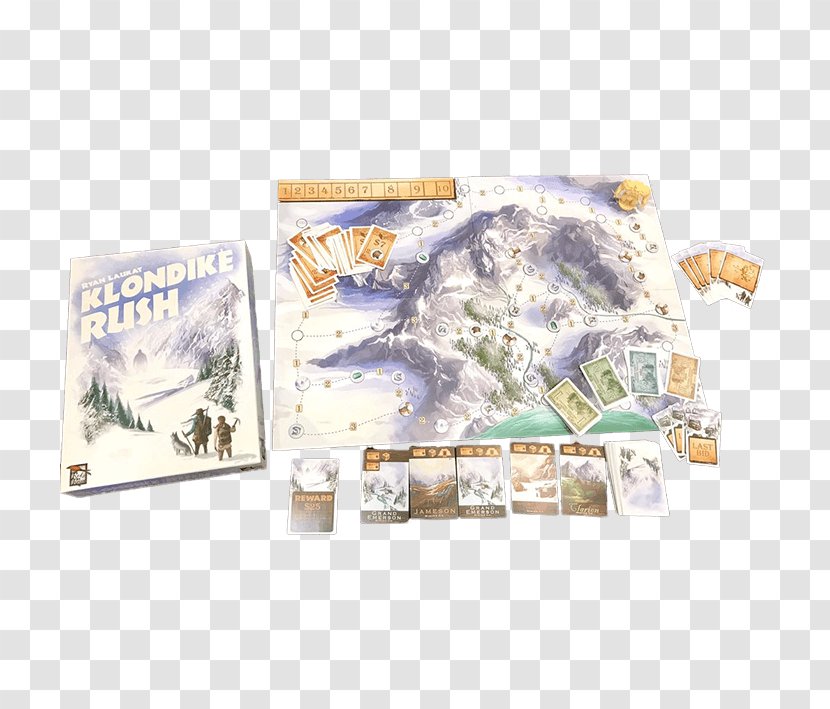 Klondike Gold Rush Board Game Plastic - Gaming Transparent PNG