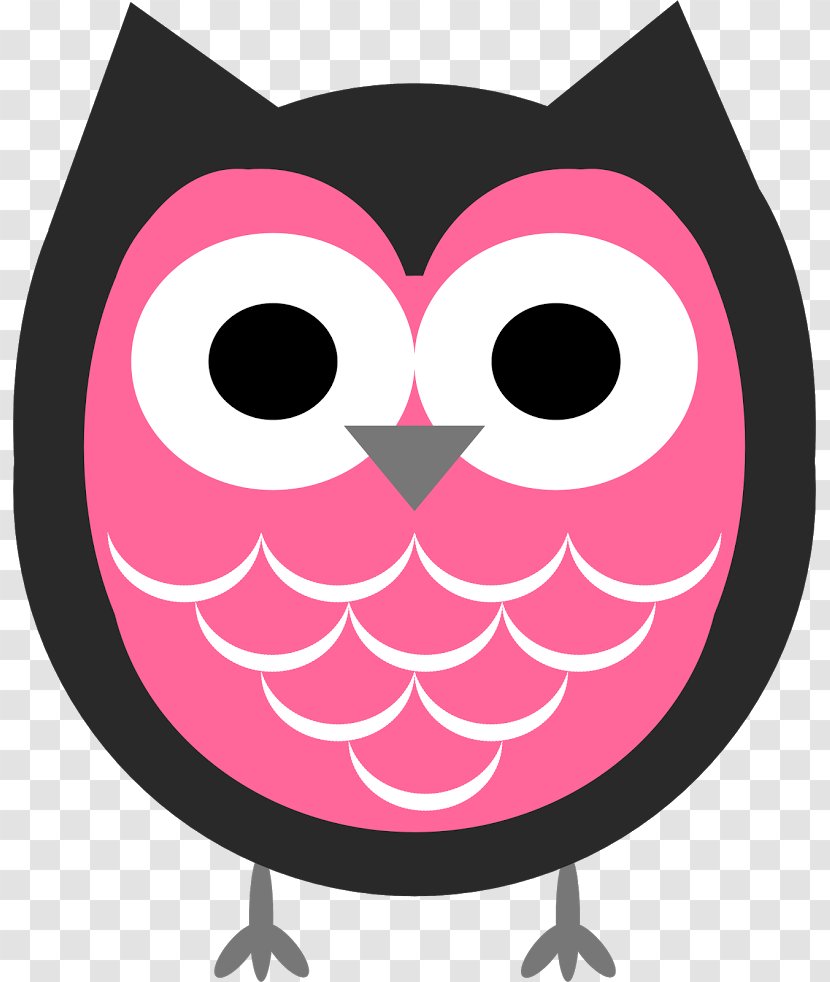 Grandma Owl: Houghton Mifflin Early Success Clip Art Illustration Openclipart - Pink - Owl Transparent PNG