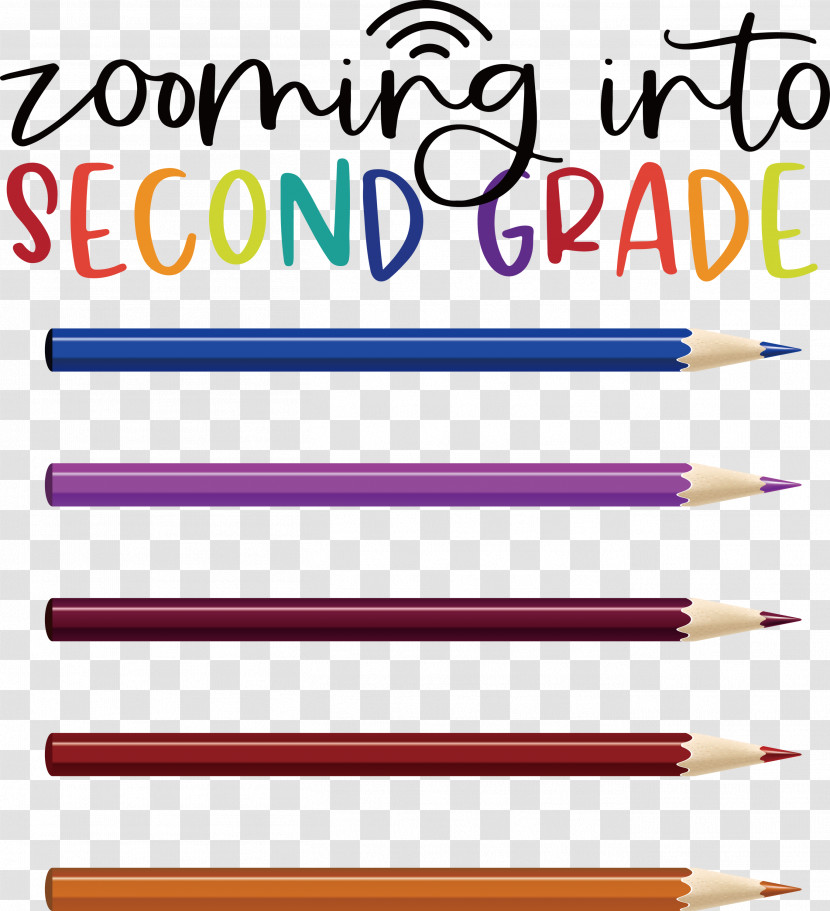 Back To School Second Grade Transparent PNG