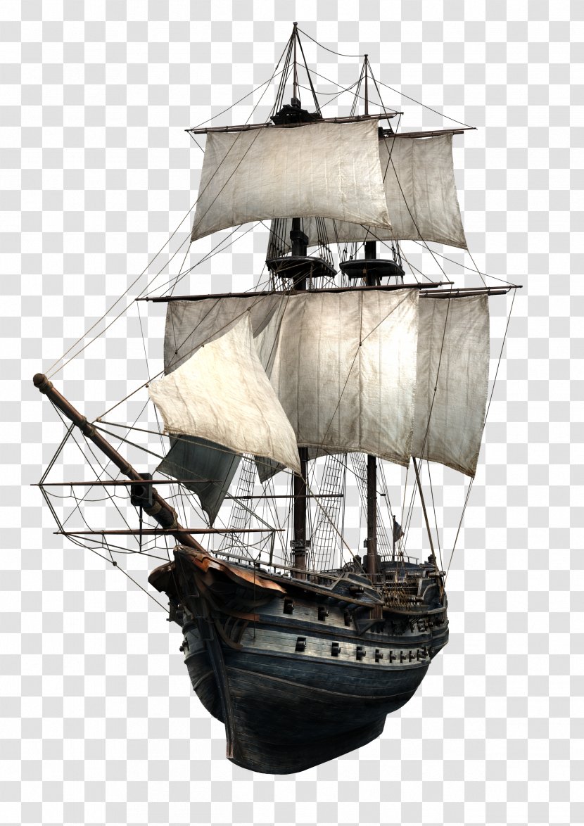 Assassin's Creed III IV: Black Flag Ship - First Rate - Pirate Transparent PNG