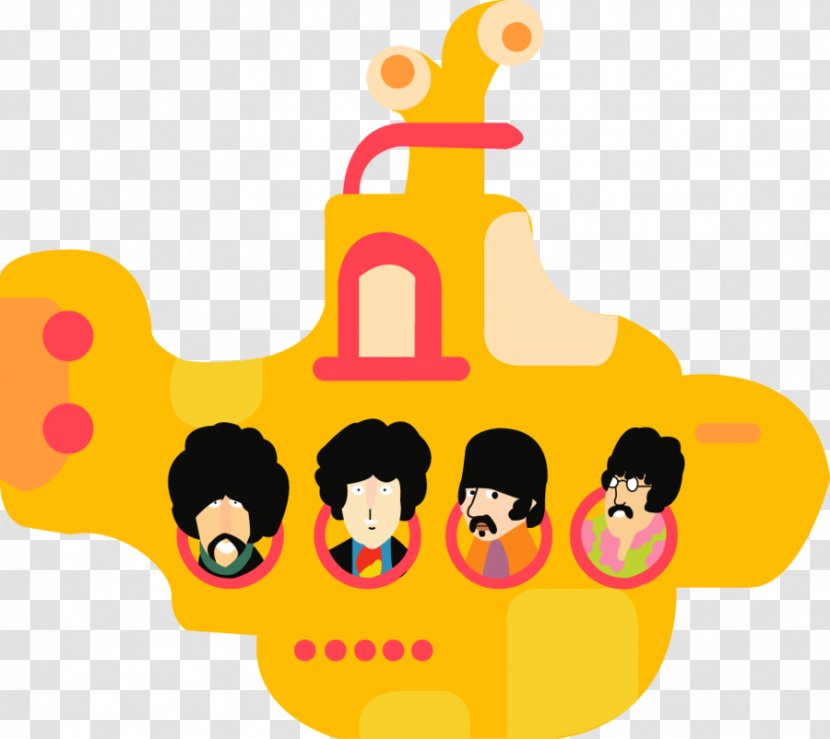 The Beatles' First Love Yellow Submarine Musical Ensemble - Heart - Cartoon Transparent PNG