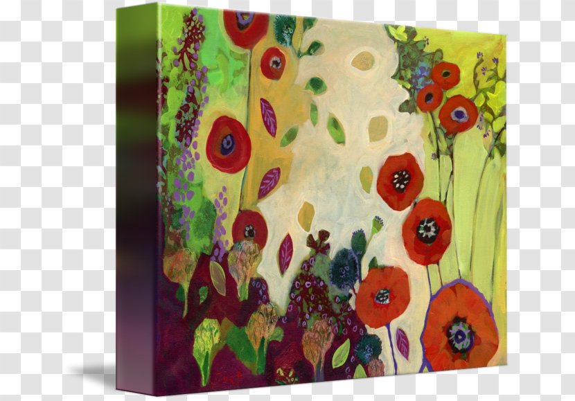 Floral Design Acrylic Paint Still Life Modern Art - Resin Transparent PNG