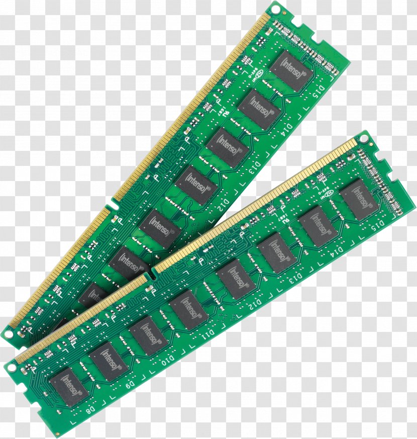 DIMM DDR3 SDRAM DDR4 Computer Data Storage Desktop Computers - Technology - Ddr4 Transparent PNG