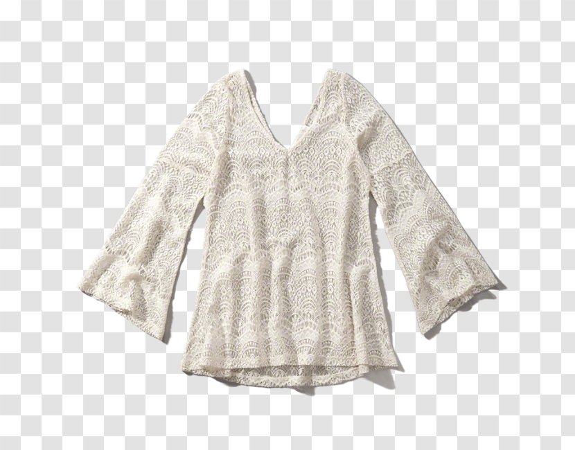 Sleeve Shoulder Blouse Dress Outerwear - Sheer Transparent PNG