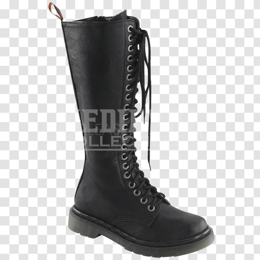 Knee-high Boot Combat High-heeled Shoe - Riding Transparent PNG