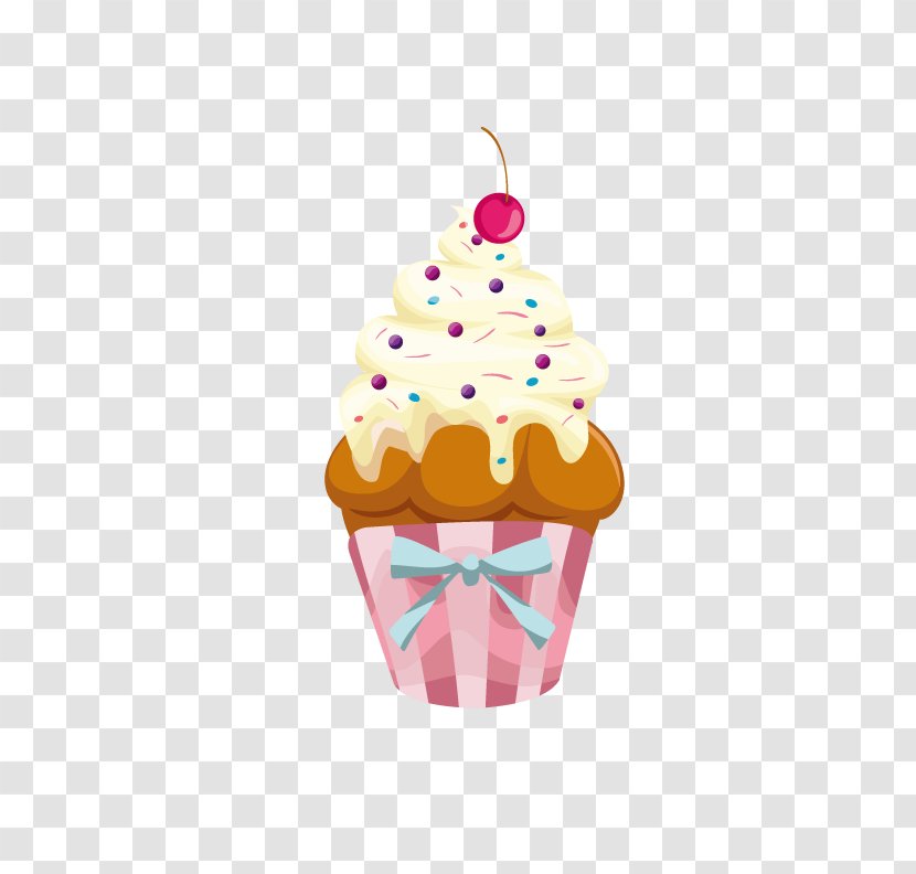 Birthday Cake Cupcake Happy To You Wish - Food - Cherry Cream Chocolate Ice Transparent PNG