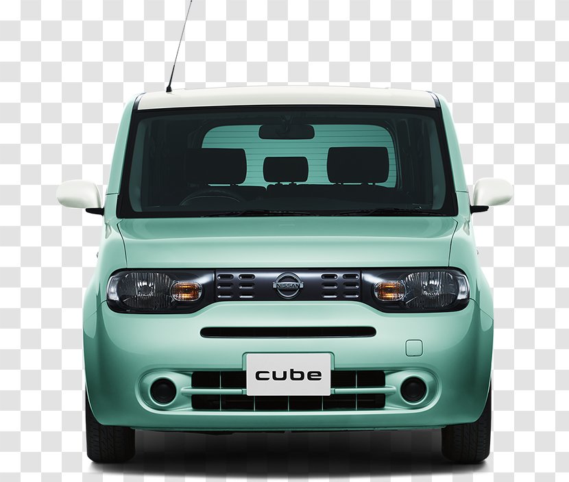 Nissan Cube Bumper Compact Car - Hood Transparent PNG