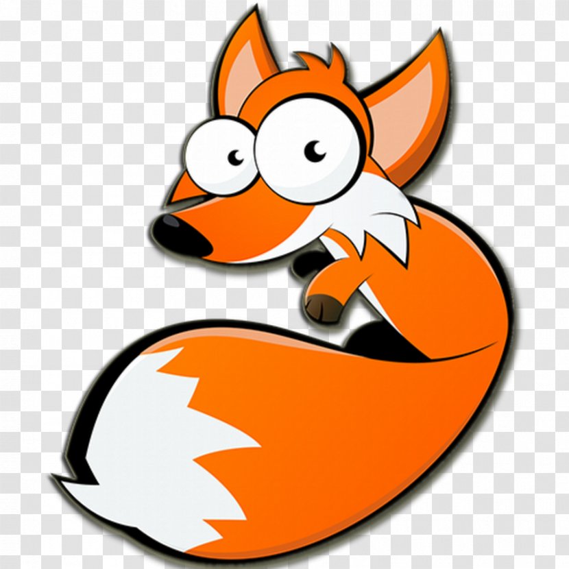 Cartoon Funny Animal Fox Transparent PNG