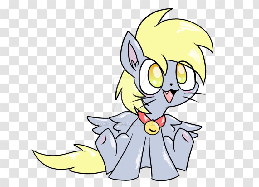 Kitten Whiskers Derpy Hooves Cat Pony - Cute Watermark Transparent PNG