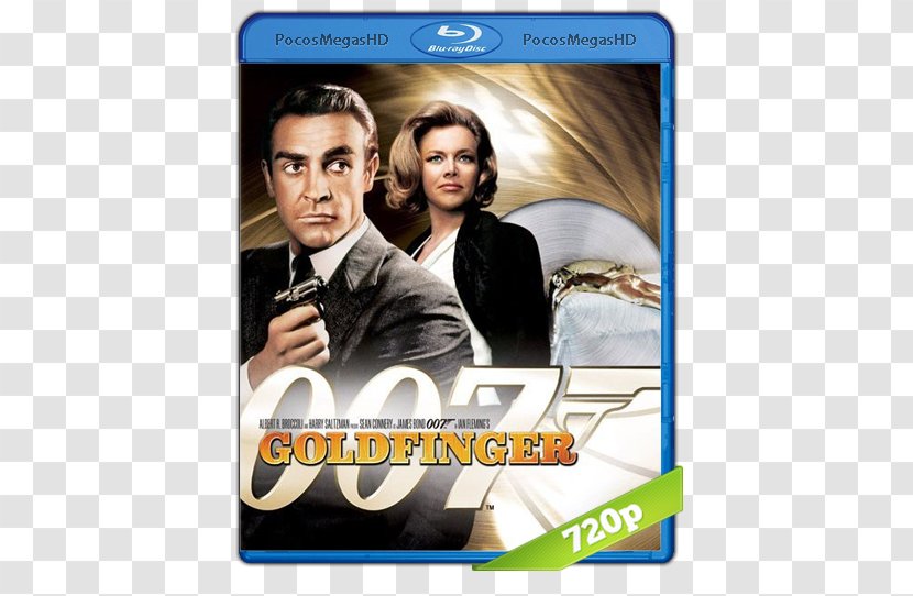 Sean Connery Goldfinger James Bond Film Series Blu-ray Disc - Thunderball Transparent PNG