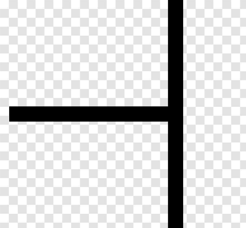 Black And White Rectangle Square - Rails Transparent PNG