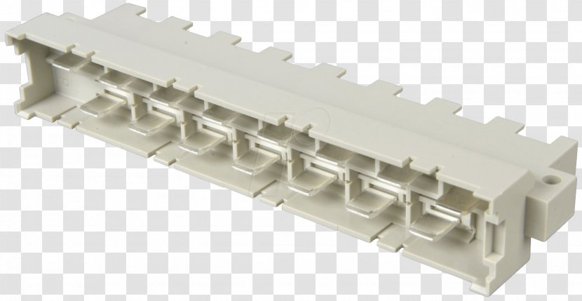 Electrical Connector DIN 41612 ERNI Electronics F - Reichelt Gmbh Co Kg - Circuit Component Transparent PNG