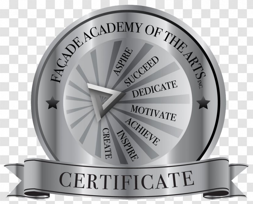 Academic Certificate Degree Student Facade Professional Development - Black And White Transparent PNG