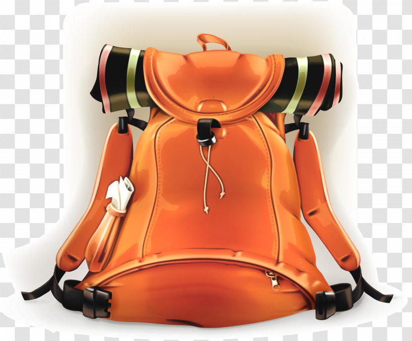 Bag Satchel - Artworks - Orange Transparent PNG