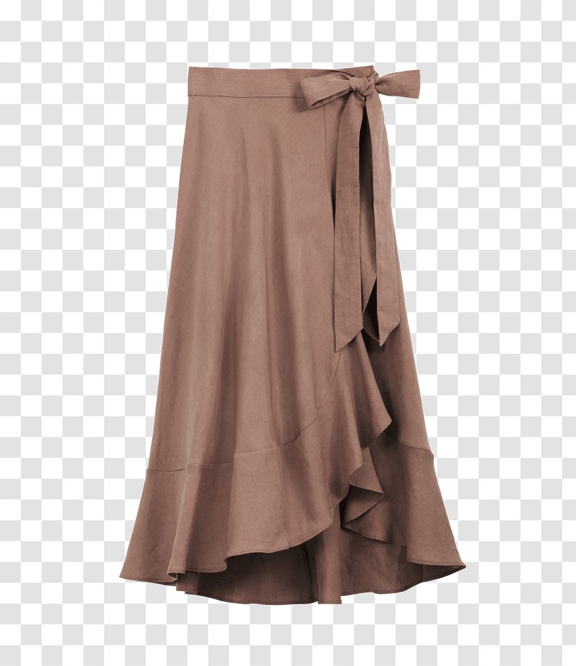 Dress Skirt Ruffle Blouse Linen Transparent PNG