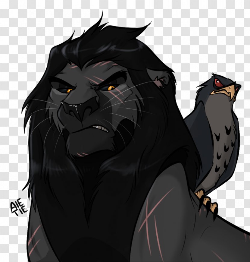Shan Yu Lion Black Cat Panther YouTube - Fictional Character - Falcon Transparent PNG