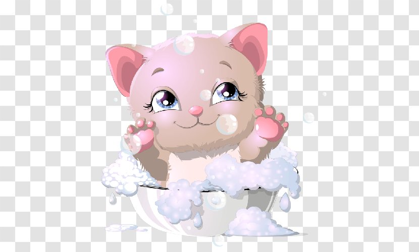 Cat Kitten Drawing Clip Art - Like Mammal - Cute Panda Transparent PNG