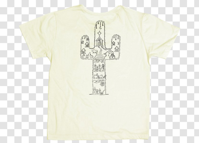 T-shirt Sleeve Neck Font - White Transparent PNG