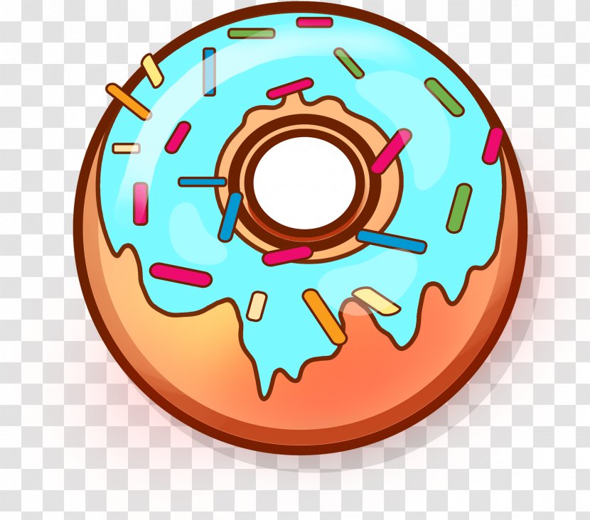Donut Cartoon - Bun - Pastry Auto Part Transparent PNG