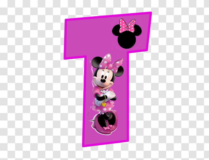 Minnie Mouse Mickey Alphabet Letter - Walt Disney Company Transparent PNG