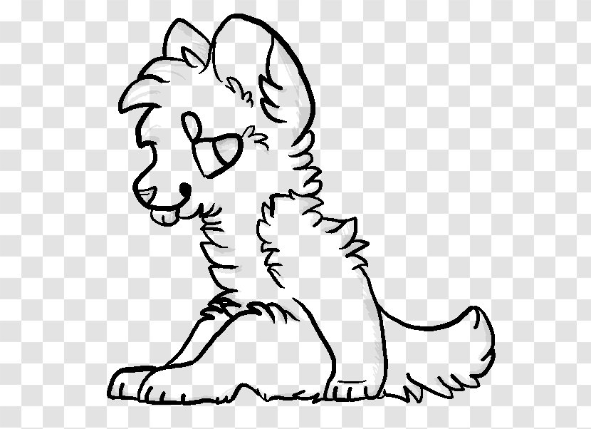 Whiskers Line Art Drawing Dog Clip - Tree - Creative Shading Transparent PNG